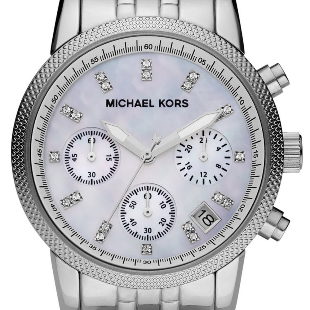 Michael Kors MK5020 Ladies Ritz Silver Watch